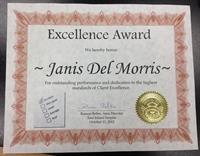 Citibank Award to Janis Del Morris
