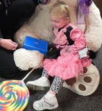 The cutest Halloween costume wearer