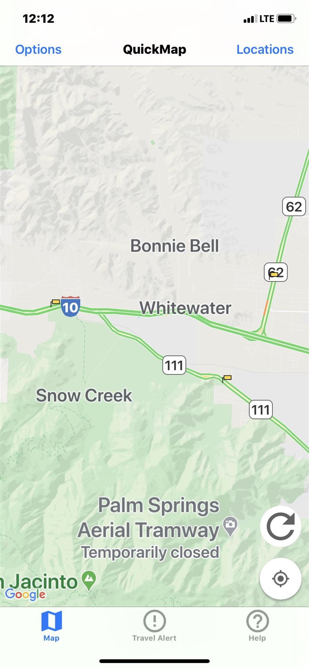 Caltrans I-10 rest areas out 081920