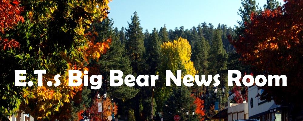 Changing leaves in the Big Bear Village text