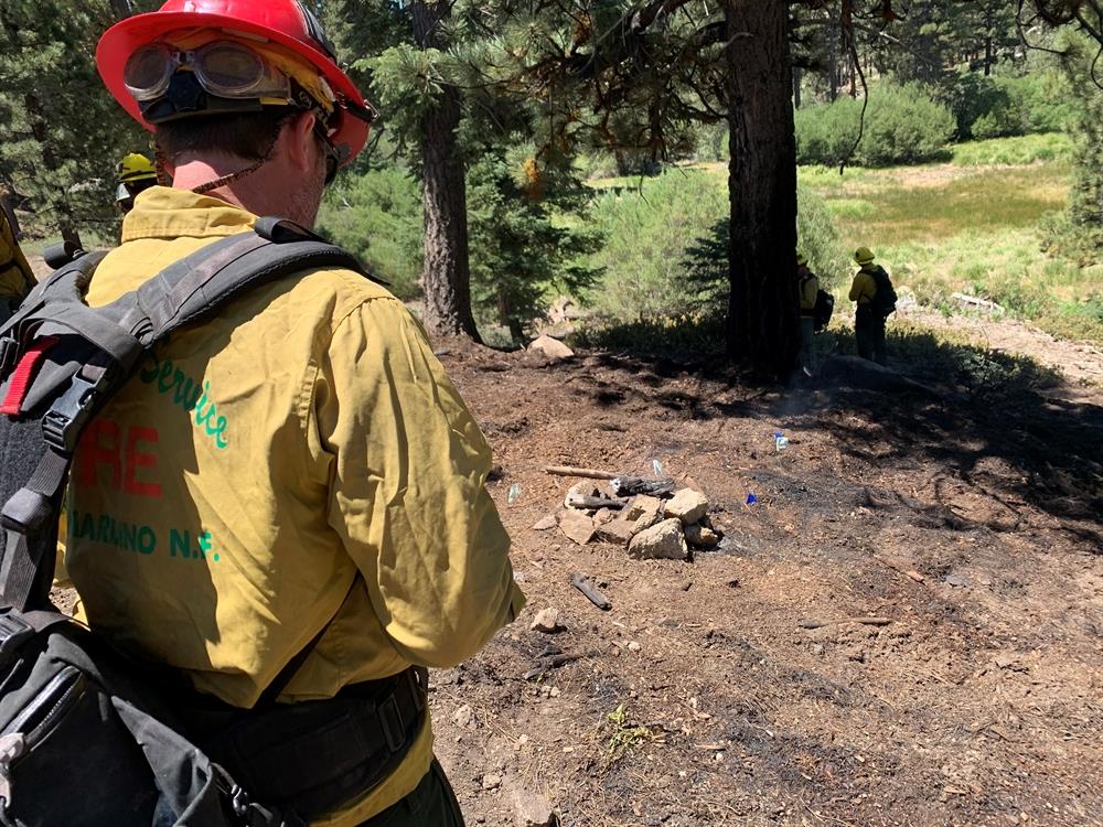 Forest Illegal Camp Fire July 2021a