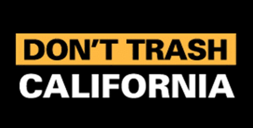 CALTRANS dont trash