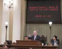 California Gov Brown State speech 012417