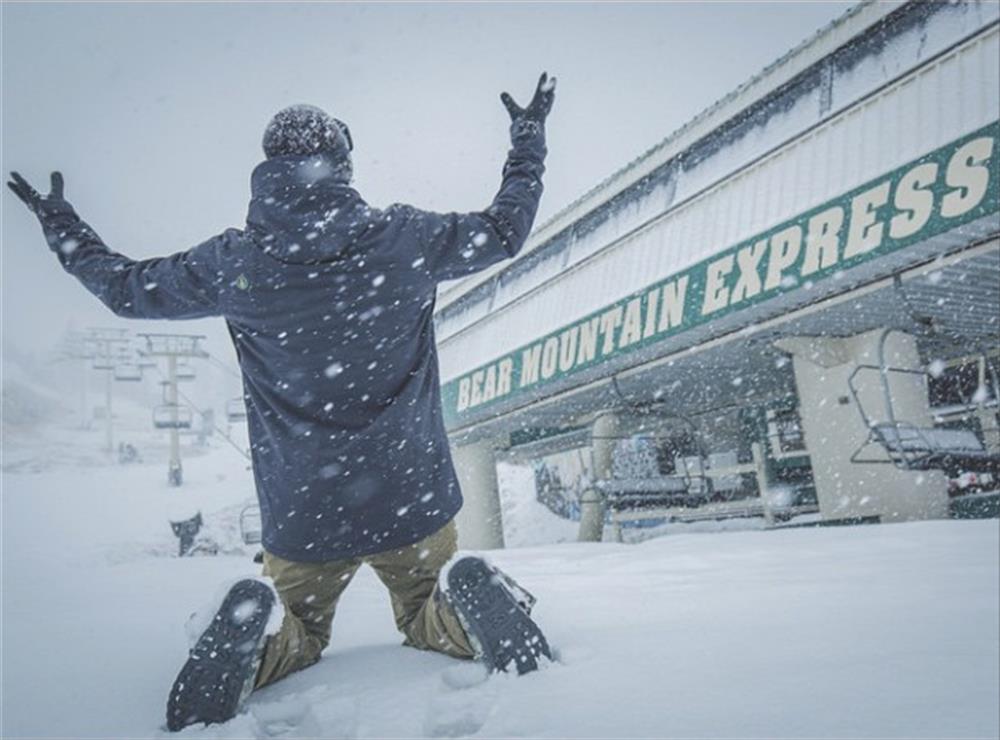 Snow at Bear Mountain