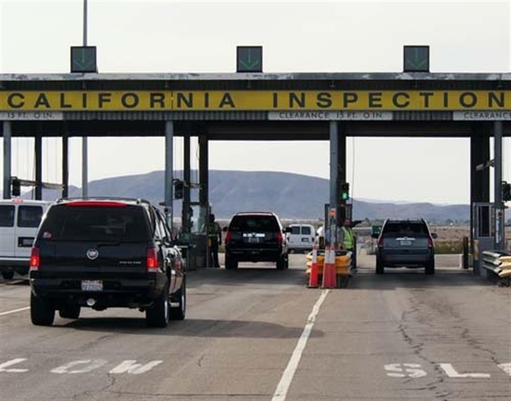 CALTRANS Port entry CA NV