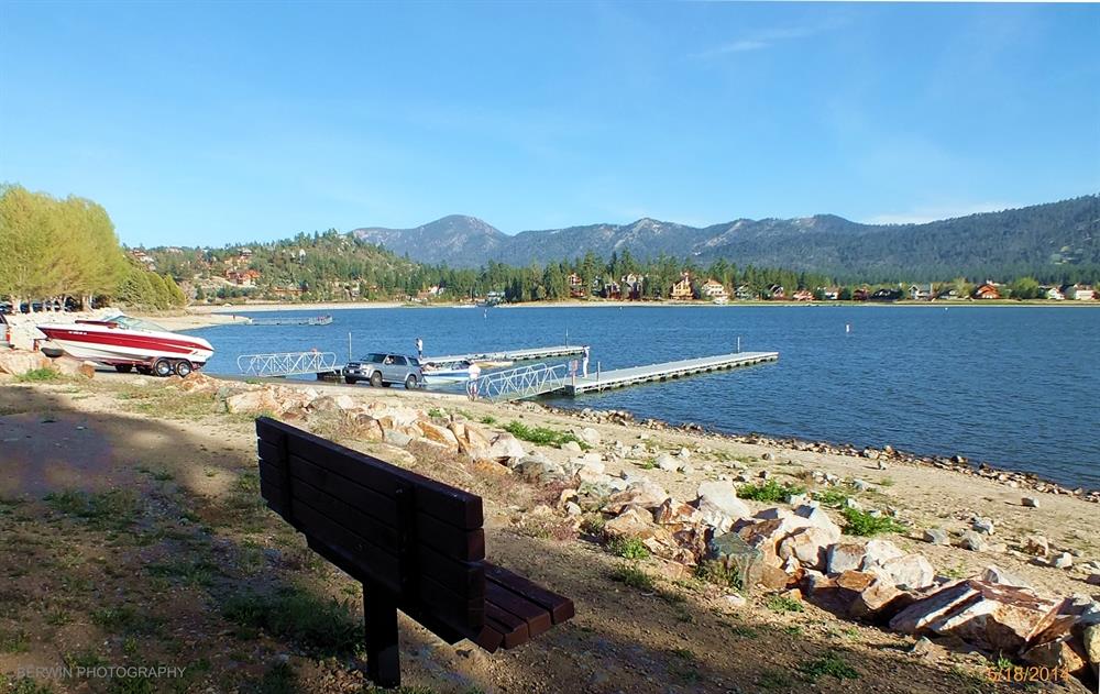 East Boat Ramp Big Bear Lake Calif. Image was taken in May 2014.