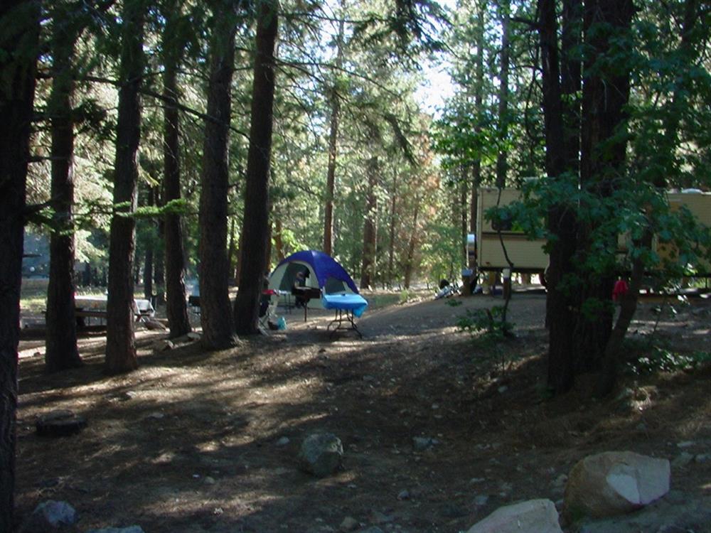 Campers at Pineknot Campground