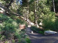 Entrance to Castle Rock Trail Big Bear