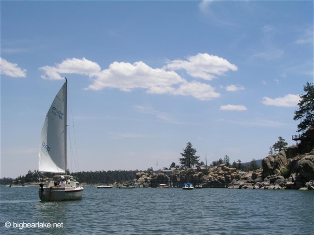 Sailboat on a summer day