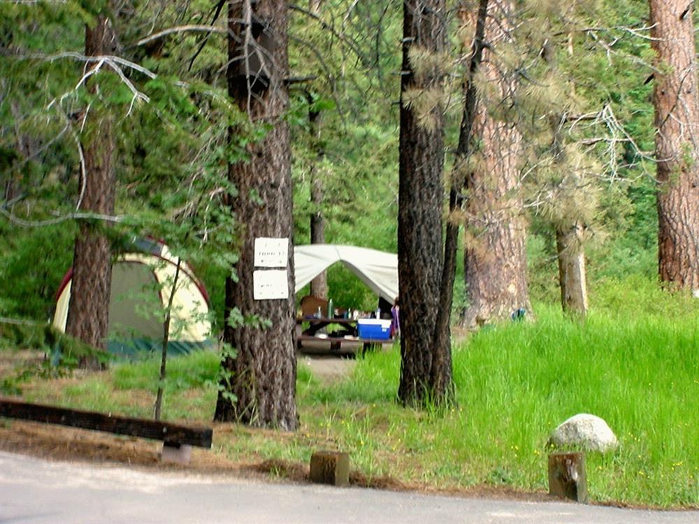 Tent sites Hanna Flat