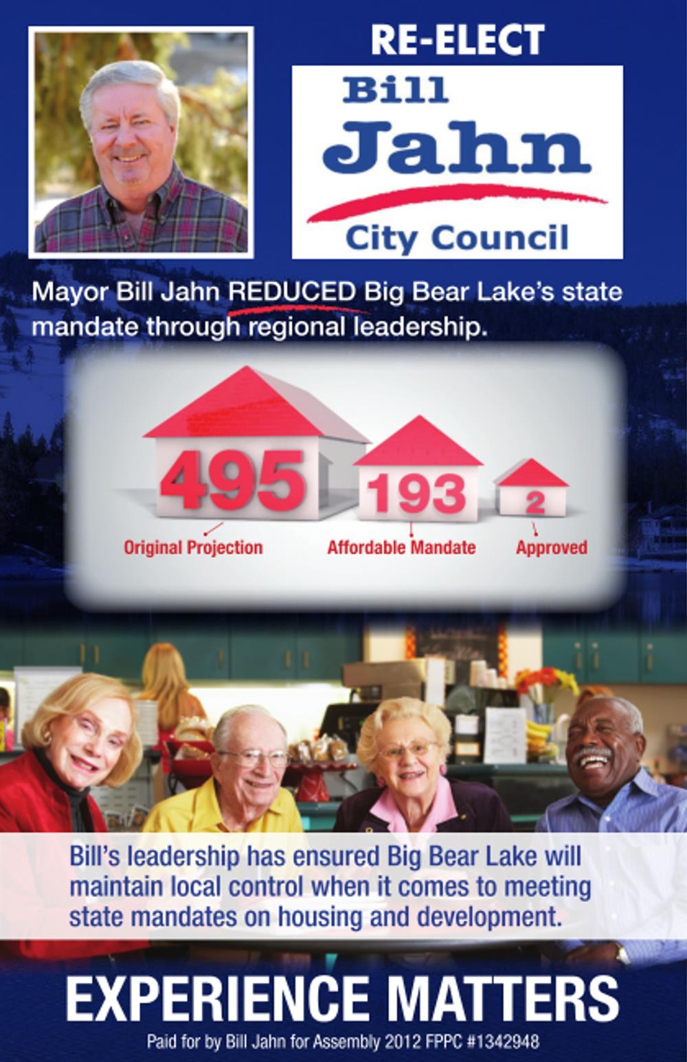 Bill Jahn for City Council Big Bear Lake