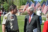 SBCS Captain Tom Bradford and Mayor Jahn