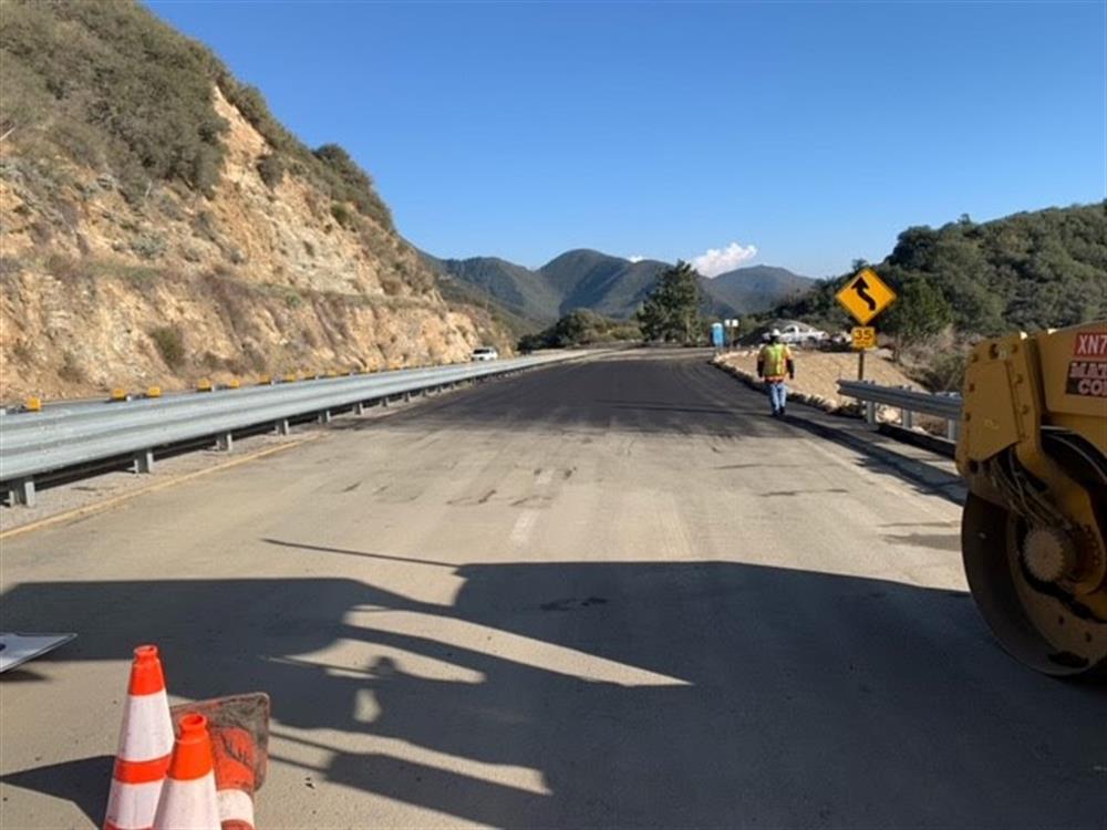 Caltrans SR18 near Panorama Point 012222 A