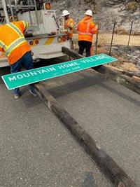 Caltrans SR38 Repairs ElDorado fire 10-20