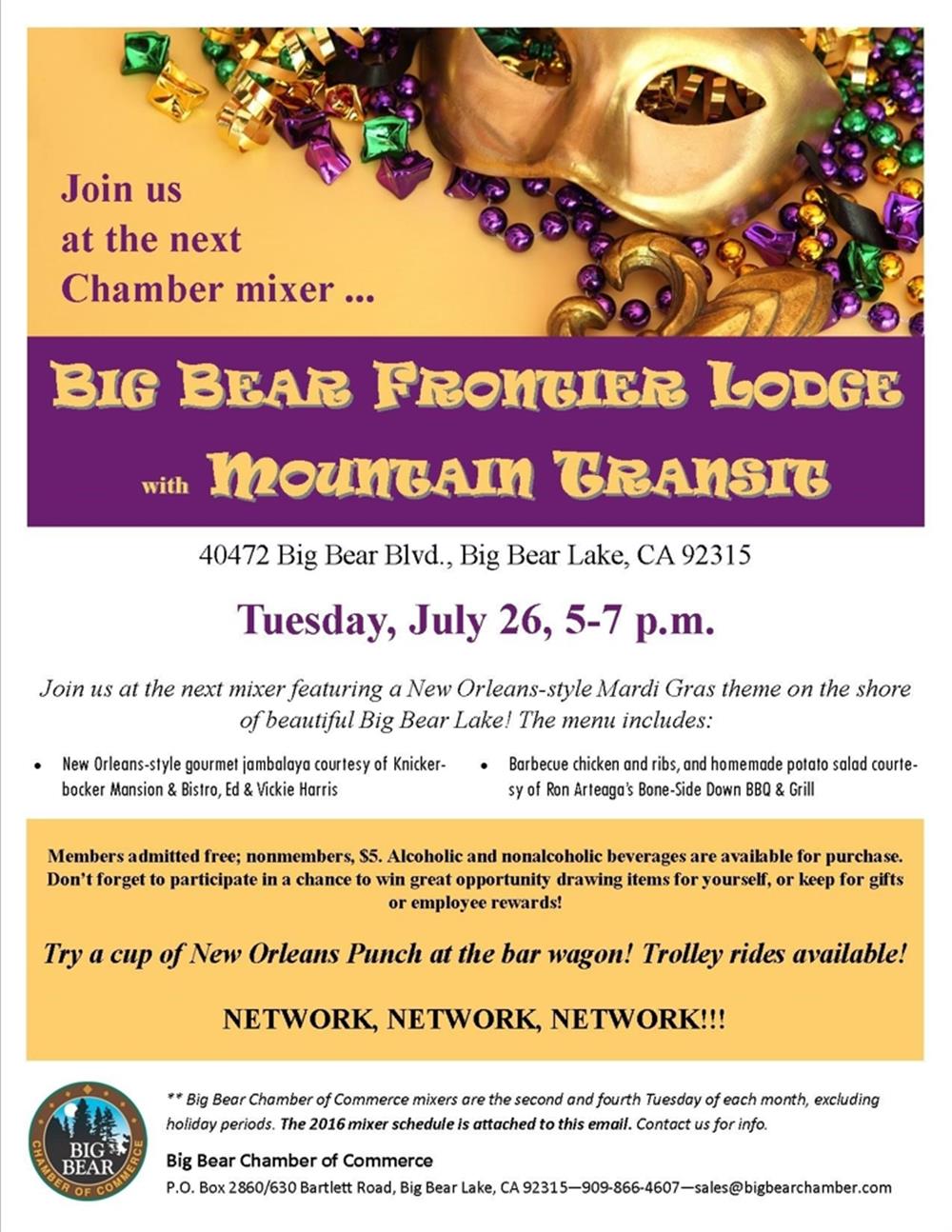 Chamber Mixer Mardi Gras