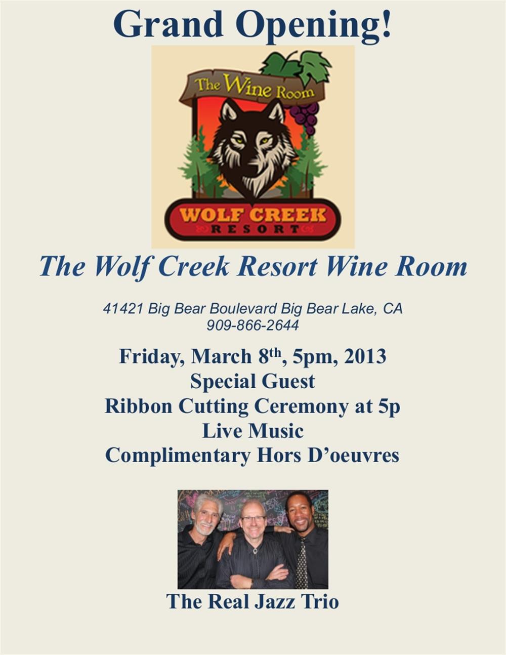 Wolf Creek Resort Wine Room 