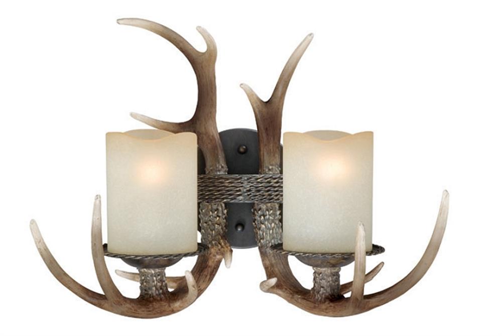 Antler Yoho 2 light wall sconce