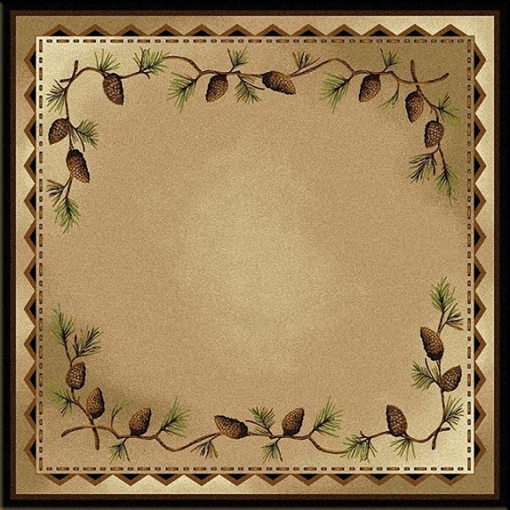 Forest Trail 8 Square Area Rug