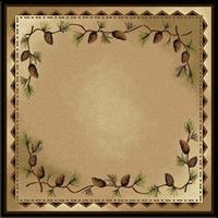 Forest Trail 8 Square Area Rug