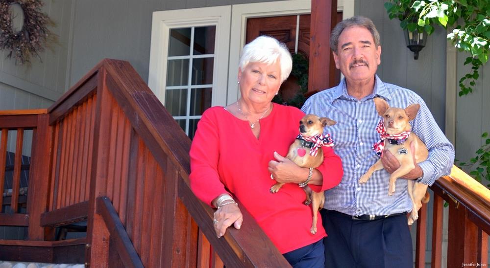 Helen and Husband Patrick Walsh