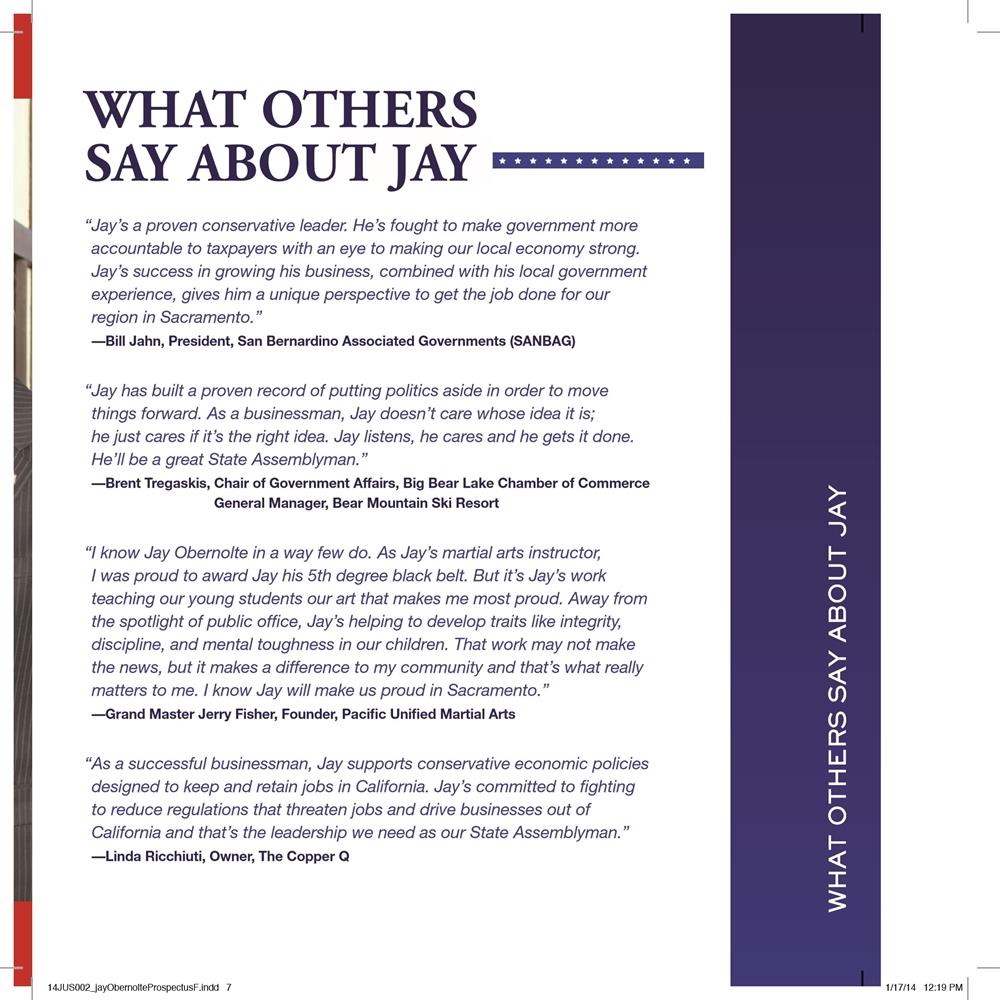 WHAT OTHERS SAY ABOUT JAY