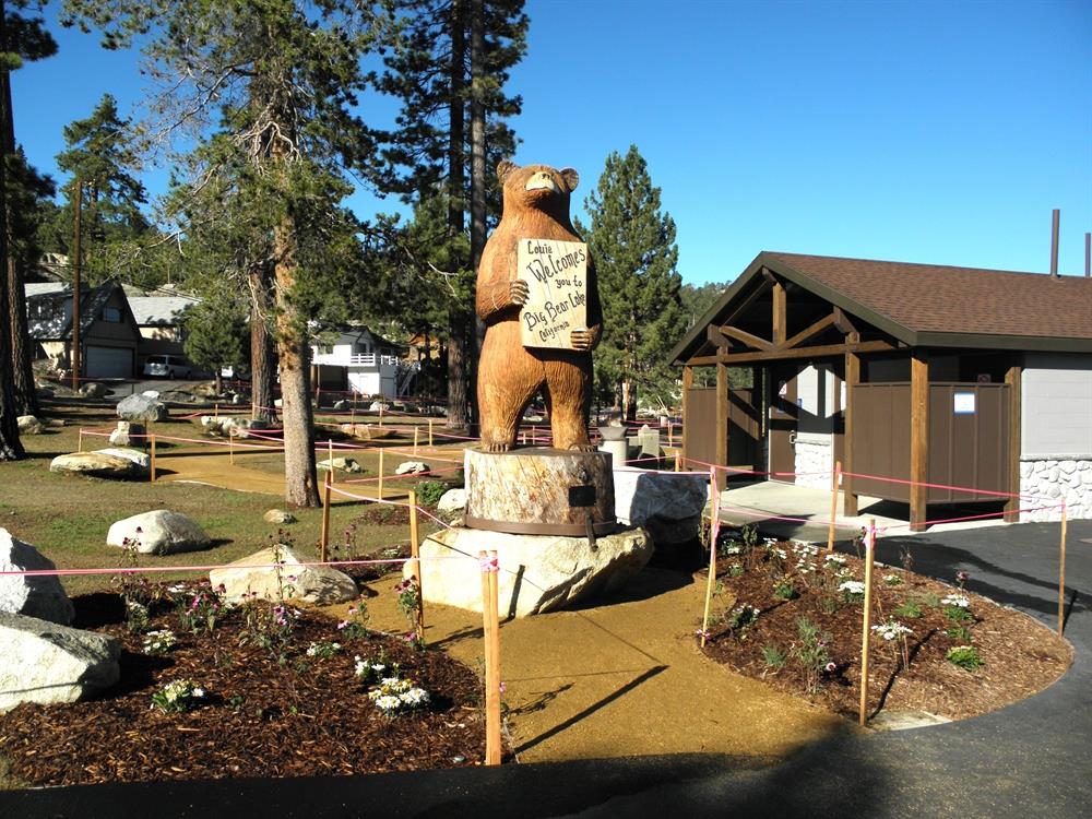 Welcome Bear at Boulder Bay Park Big Bear