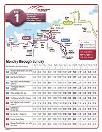 Big Bear Lake Bus Route 1