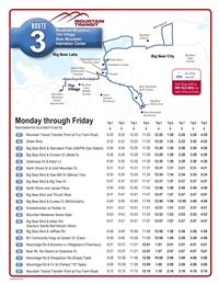 Big Bear Lake Bus Route 3